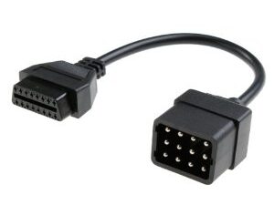 Renault 12 pin to OBD adapter for Delphi/Autocom