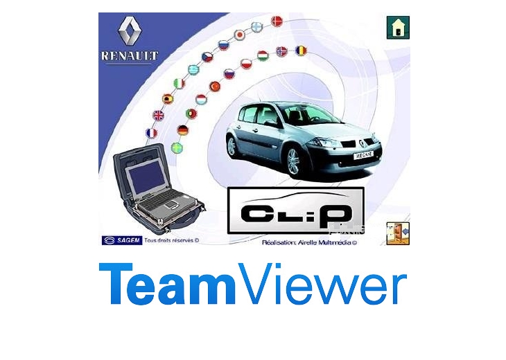 Clip + teamviwer