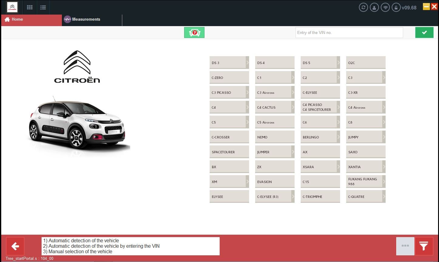 Diagbox 9.68 software