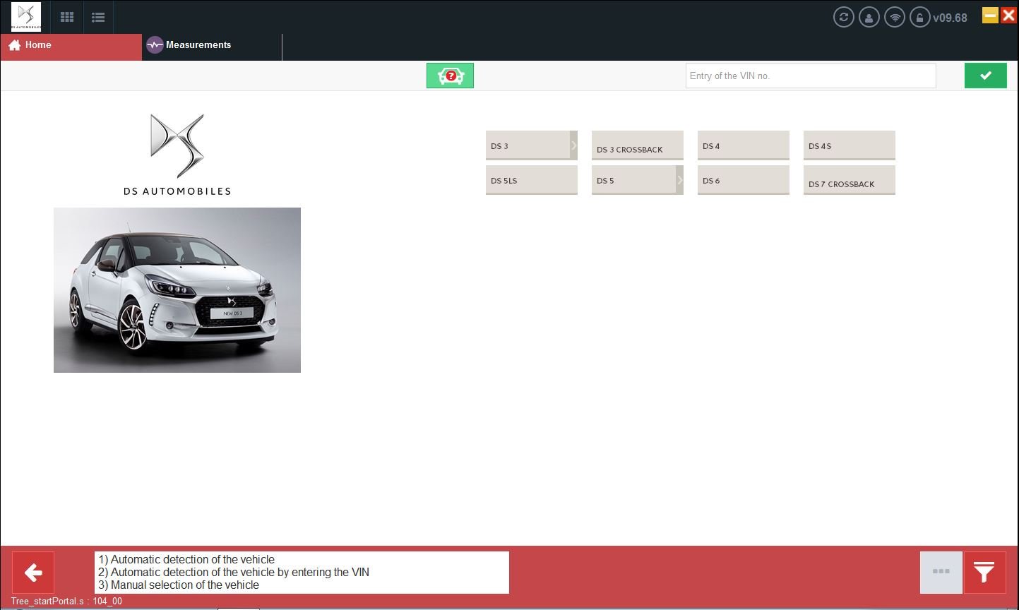 Diagbox 9.68 software