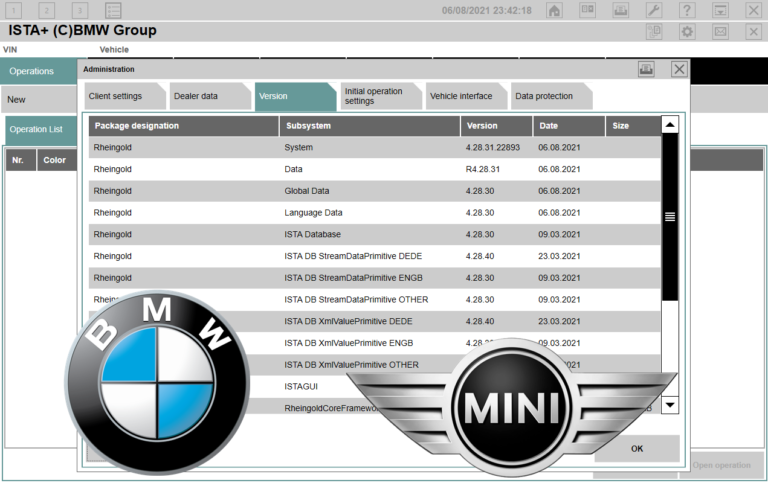 Ista BMW + Mini software