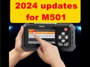 2024 Update for ObdProg M501 Car Odometer Adjustment (basic)