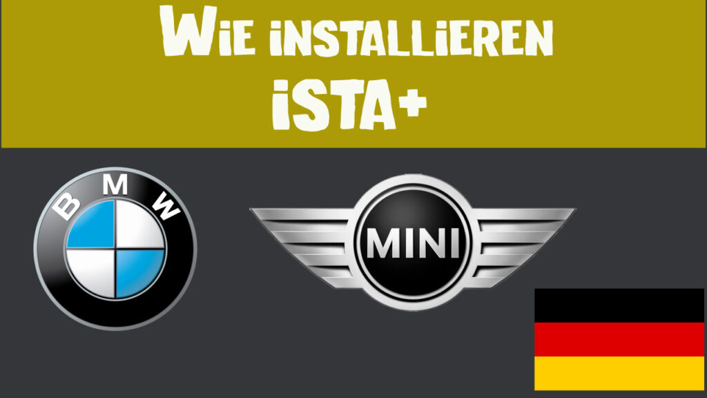 Wie installieren BMW Ista d [Deutsche]