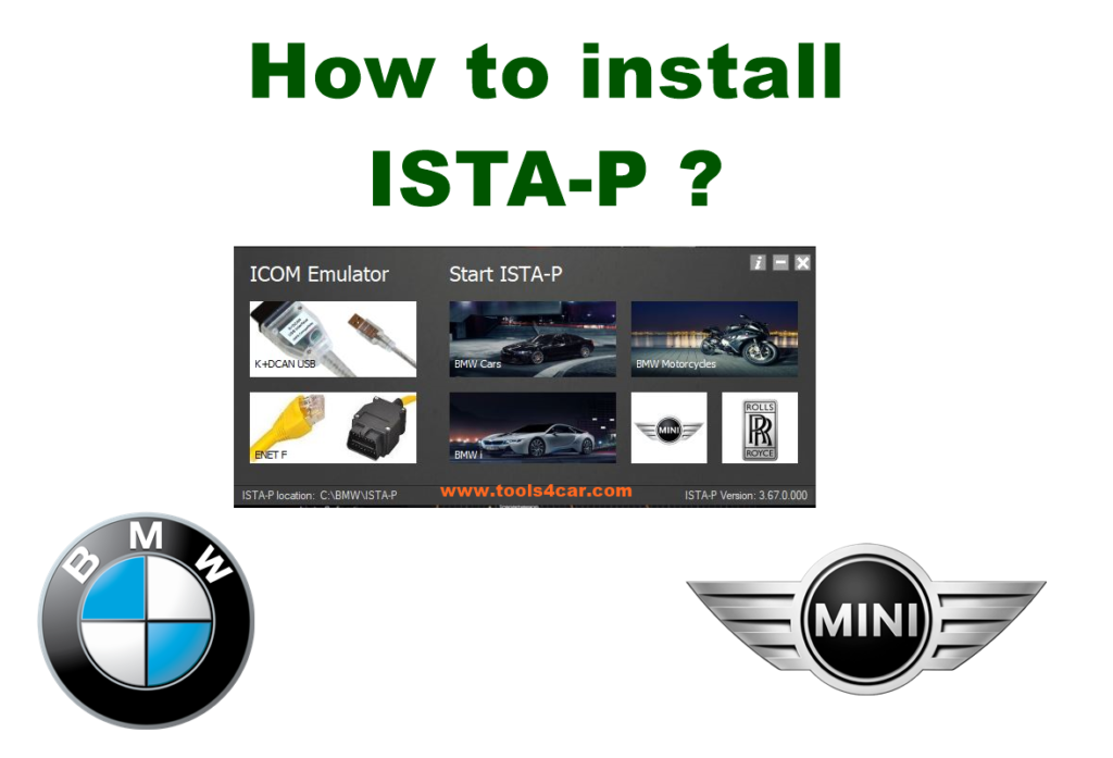how to install ISTA P