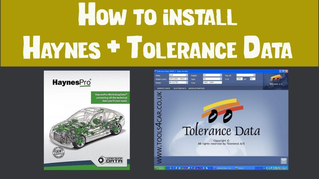 How to install Haynes Pro and Tolerance Data tools4car.co.uk