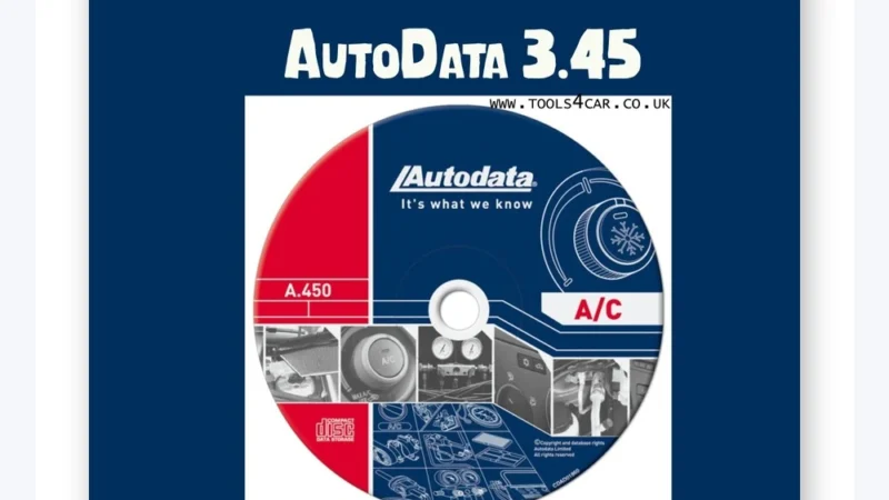 Autodata 3.45 car repair data software preinstalled on VMware – digital download