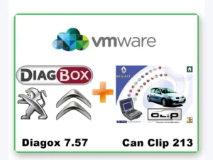 Diagbox 7.57 + Can Clip 213, pre-installed VMware version