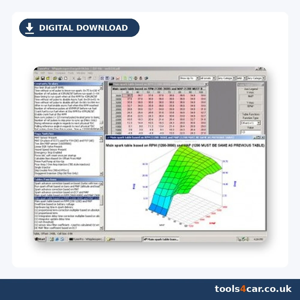 ECU chip tuning files remap database software – digital download