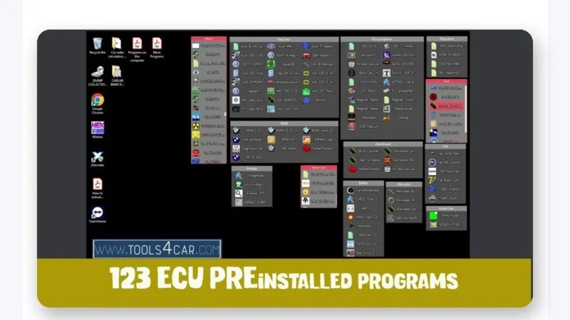 ECU programming software pack preinstalled on VMware – digital download