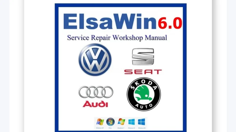ELSAWIN 6.0 service and repair manual software for Audi Volkswagen Seat Skoda – digital download