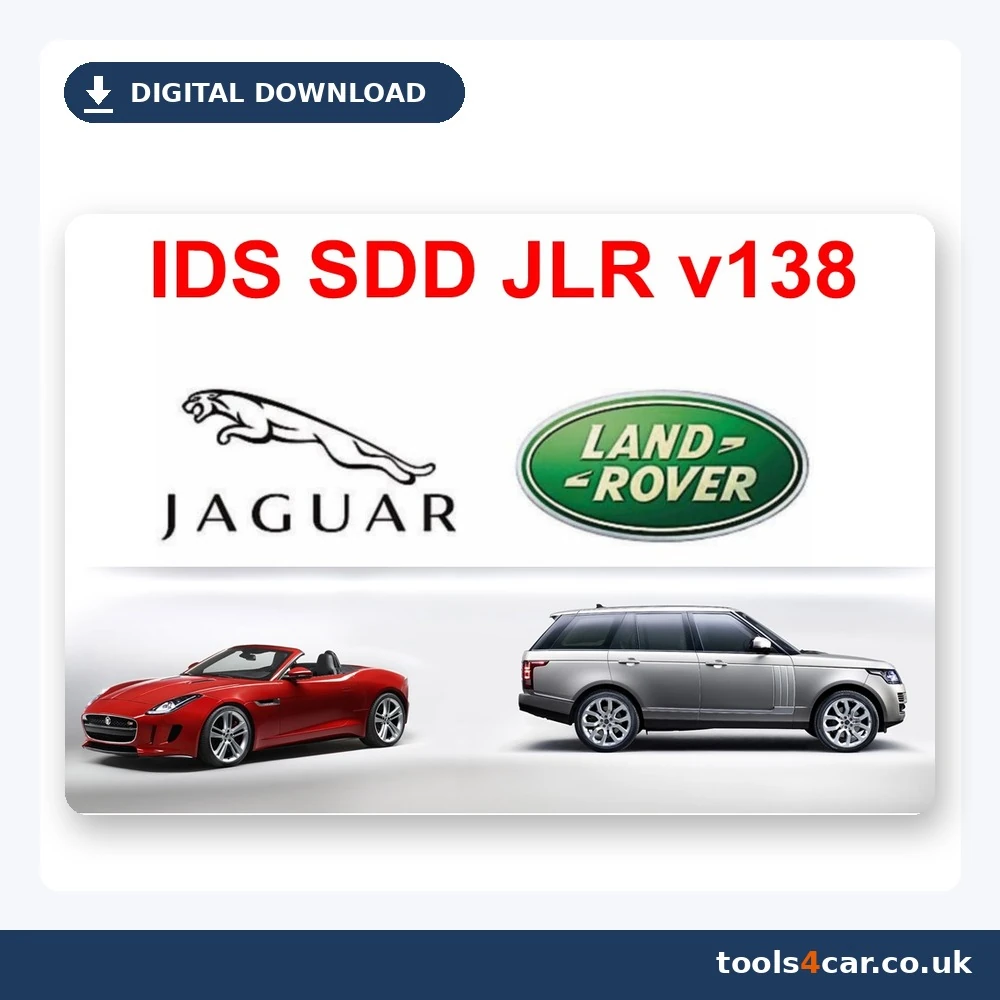 JLR IDS SDD V138.02 diagnostic software for Jaguar and Land Rover – digital download