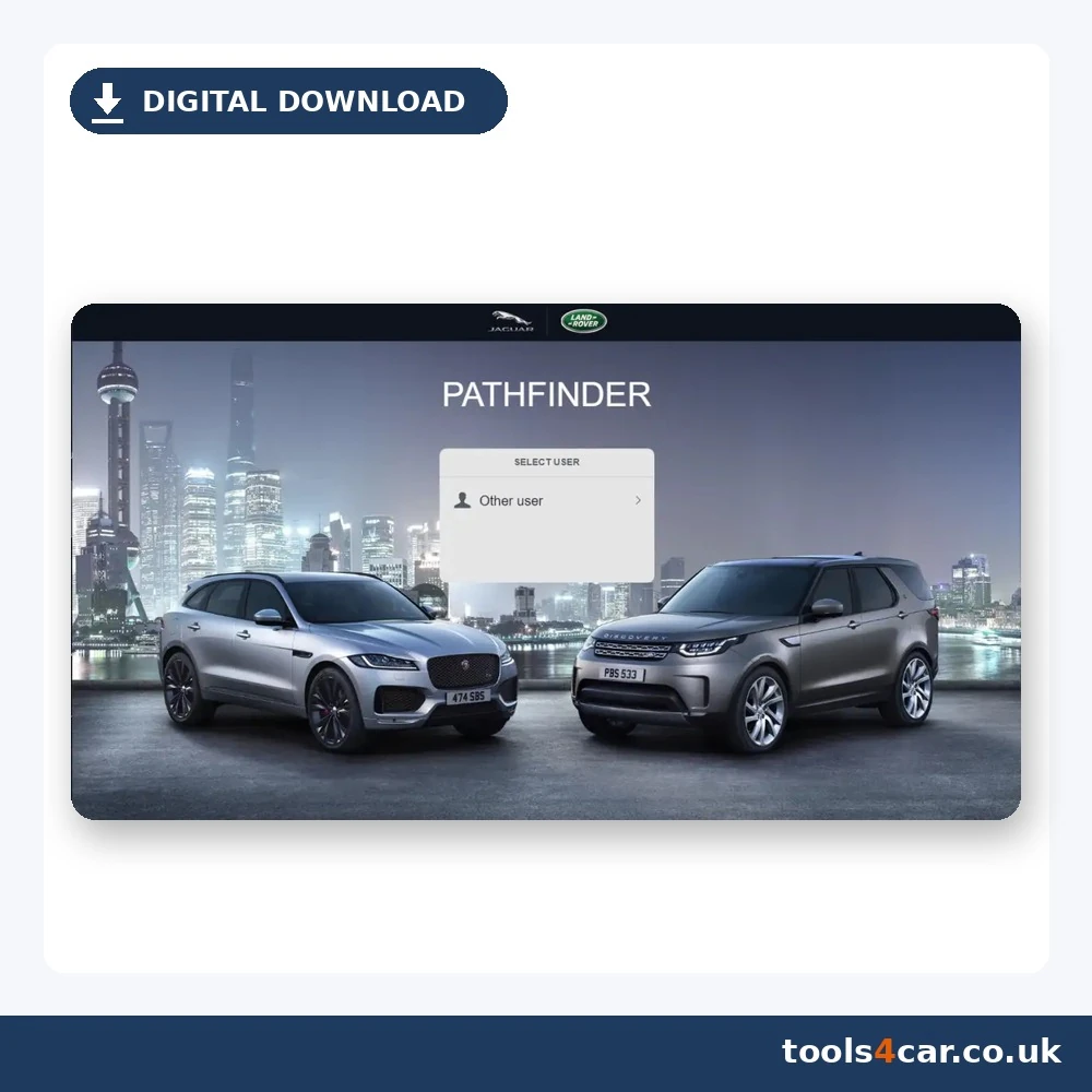 JLR Pathfinder 374 diagnostic and programming software for Jaguar Land Rover 2017–2023 – digital download