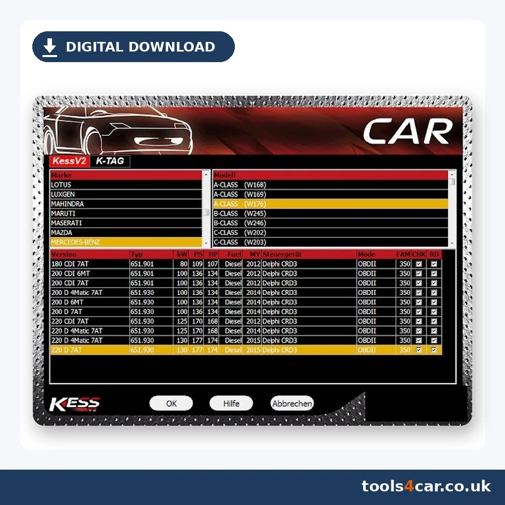 KSuite V2.80 software for KESS V2 ECU programmer – digital download