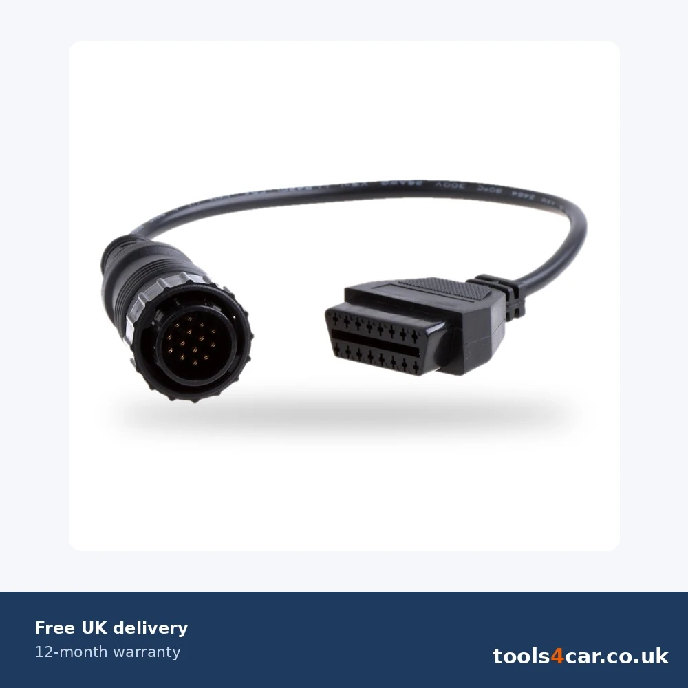 Mercedes-Benz 14-pin to OBD adapter for Delphi and Autocom