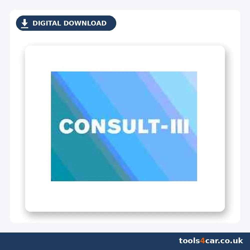 Nissan Consult III diagnostic software for Consult 3 – digital download