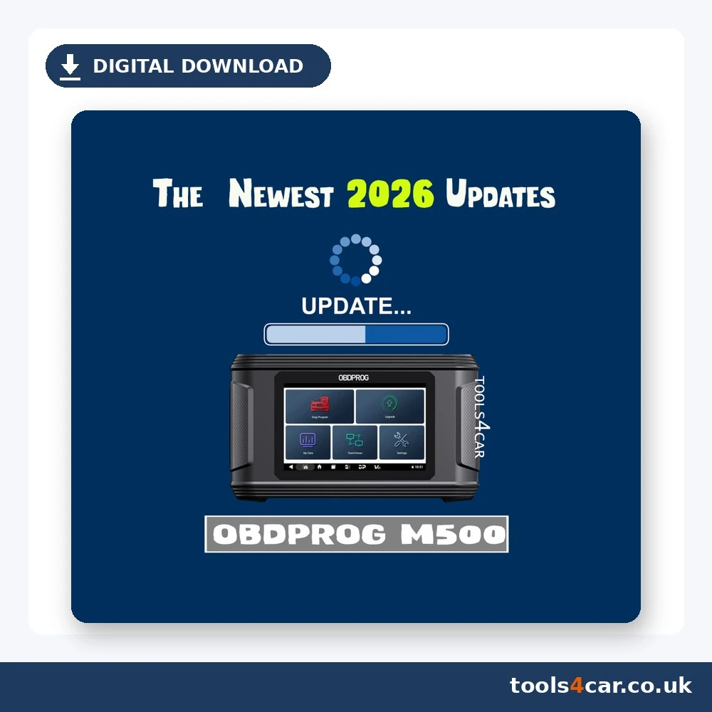 2026 software update for OBDPROG M500 odometer correction tool basic version – digital download