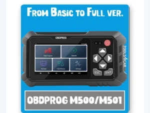 OBDPROG m500 or m501 update from BASIC to FULL version [2024 Updats]