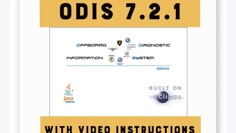 ODIS 7.2.1 VAG diagnostic software with update 70201.101.70 – digital download