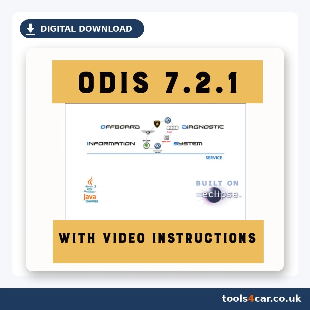 ODIS 7.2.1 VAG diagnostic software with update 70201.101.70 – digital download