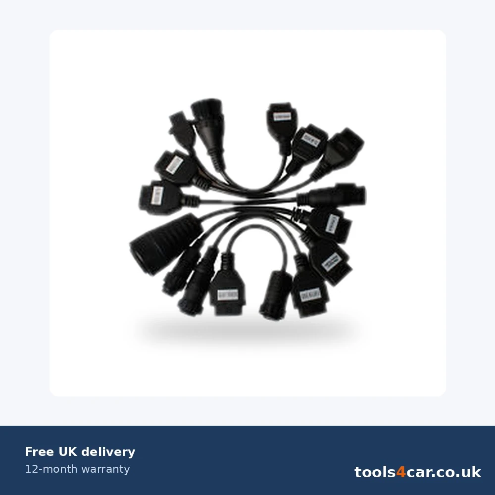 Truck diagnostic adapter cables set for Autocom and Delphi interfaces