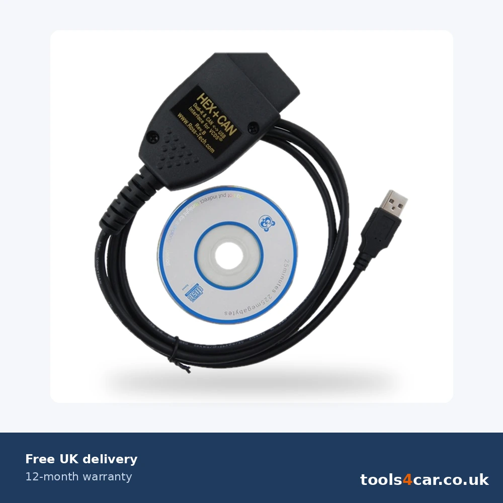 VAG-COM VCDS 26.3 HEX-CAN USB OBD2 complete diagnostic kit
